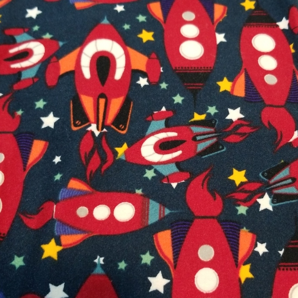 Lularoe OS leggings Rockets - Picture 2 of 6